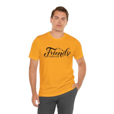 Unisex Friends Forever Short Sleeve Tee, Gift For..